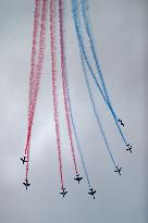 Patrouille de France At Bleuciel Airshow - Cabourg