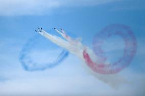 Patrouille de France At Bleuciel Airshow - Cabourg