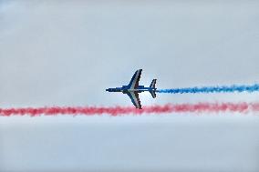 Patrouille de France At Bleuciel Airshow - Cabourg