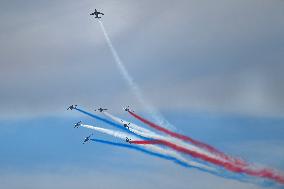 Patrouille de France At Bleuciel Airshow - Cabourg