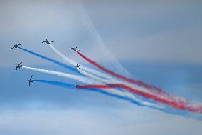 Patrouille de France At Bleuciel Airshow - Cabourg