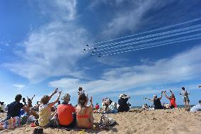 Patrouille de France At Bleuciel Airshow - Cabourg