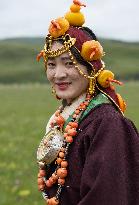 (SichuanMosaics)CHINA-SICHUAN-GRASSLAND-RURAL FOLK EVENT (CN)