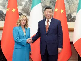 CHINA-BEIJING-XI JINPING-ITALIAN PM-MEETING (CN)