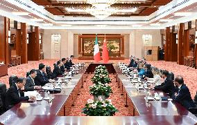 CHINA-BEIJING-ZHAO LEJI-ITALIAN PM-MEETING (CN)