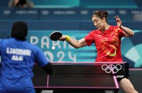 (PARIS2024)FRANCE-PARIS-OLY-TABLE TENNIS