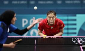 (PARIS2024)FRANCE-PARIS-OLY-TABLE TENNIS