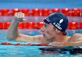 800m Freestyle - Paris 2024 - David Aubry Celebrates