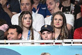 Paris 2024 - Princess Leonor And Sofia At Handball