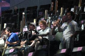 Paris 2024 - Ed Sheeran In The Stands