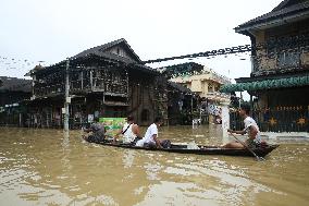 MYANMAR-BAGO-FLOOD