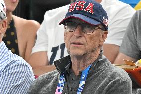 Paris 2024 - Bill Gates In The Stands