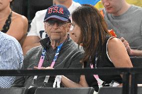 Paris 2024 - Bill Gates In The Stands