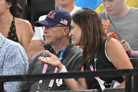 Paris 2024 - Bill Gates In The Stands