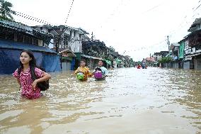 Flood In The Southern Myanmar