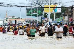 Flood In The Southern Myanmar