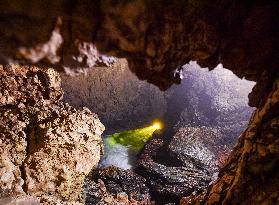 Vallorbe Caves In Switzerland