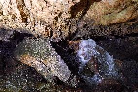 Vallorbe Caves In Switzerland