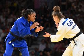 Paris 2024 - Judo - Sarah Leonie Cysique of France Wins Bronze