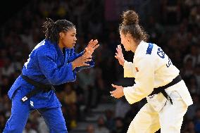 Paris 2024 - Judo - Sarah Leonie Cysique of France Wins Bronze