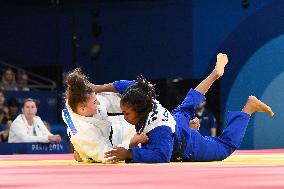 Paris 2024 - Judo - Sarah Leonie Cysique of France Wins Bronze