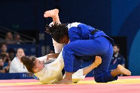 Paris 2024 - Judo - Sarah Leonie Cysique of France Wins Bronze