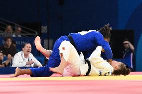 Paris 2024 - Judo - Sarah Leonie Cysique of France Wins Bronze