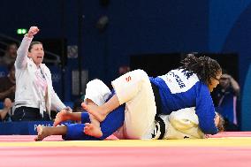 Paris 2024 - Judo - Sarah Leonie Cysique of France Wins Bronze