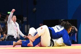 Paris 2024 - Judo - Sarah Leonie Cysique of France Wins Bronze