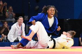 Paris 2024 - Judo - Sarah Leonie Cysique of France Wins Bronze