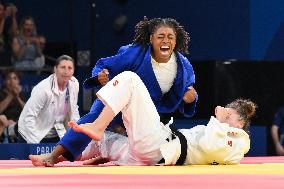 Paris 2024 - Judo - Sarah Leonie Cysique of France Wins Bronze