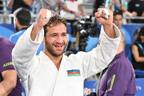 Paris 2024 - Judo - Hidayat Heydarov of Azerbaidjan Wins Gold