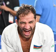 Paris 2024 - Judo - Hidayat Heydarov of Azerbaidjan Wins Gold