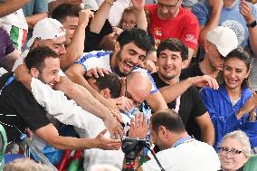 Paris 2024 - Judo - Hidayat Heydarov of Azerbaidjan Wins Gold