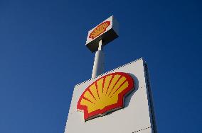 Oil And Gas Multinational Companies Signage.