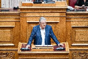 Plenary Session In Parliament In Athens - Mental Health