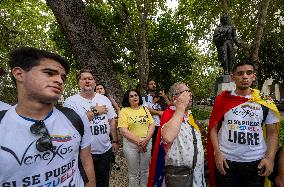 Protest Of Venezuelans In Lisbon