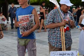 Protest Against Mental Health Privatization In Greece