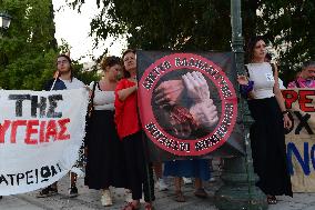 Protest Against Mental Health Privatization In Greece