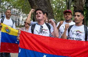 Protest Of Venezuelans In Lisbon