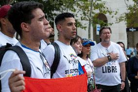 Protest Of Venezuelans In Lisbon