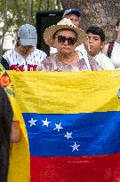 Protest Of Venezuelans In Lisbon