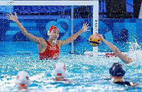 (PARIS2024) FRANCE-SAINT-DENIS-OLY-WATER POLO