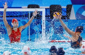 (PARIS2024) FRANCE-SAINT-DENIS-OLY-WATER POLO