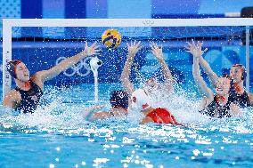 (PARIS2024) FRANCE-SAINT-DENIS-OLY-WATER POLO