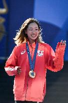 Paris 2024 - Fans welcome medalists at the Parc des Champions in Paris FA