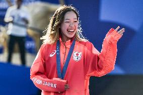 Paris 2024 - Fans welcome medalists at the Parc des Champions in Paris FA