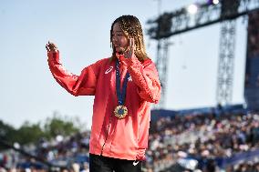 Paris 2024 - Fans welcome medalists at the Parc des Champions in Paris FA