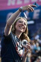 Paris 2024 - Fans welcome medalists at the Parc des Champions in Paris FA