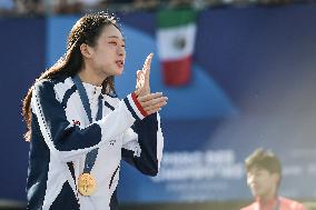 Paris 2024 - Fans welcome medalists at the Parc des Champions in Paris FA